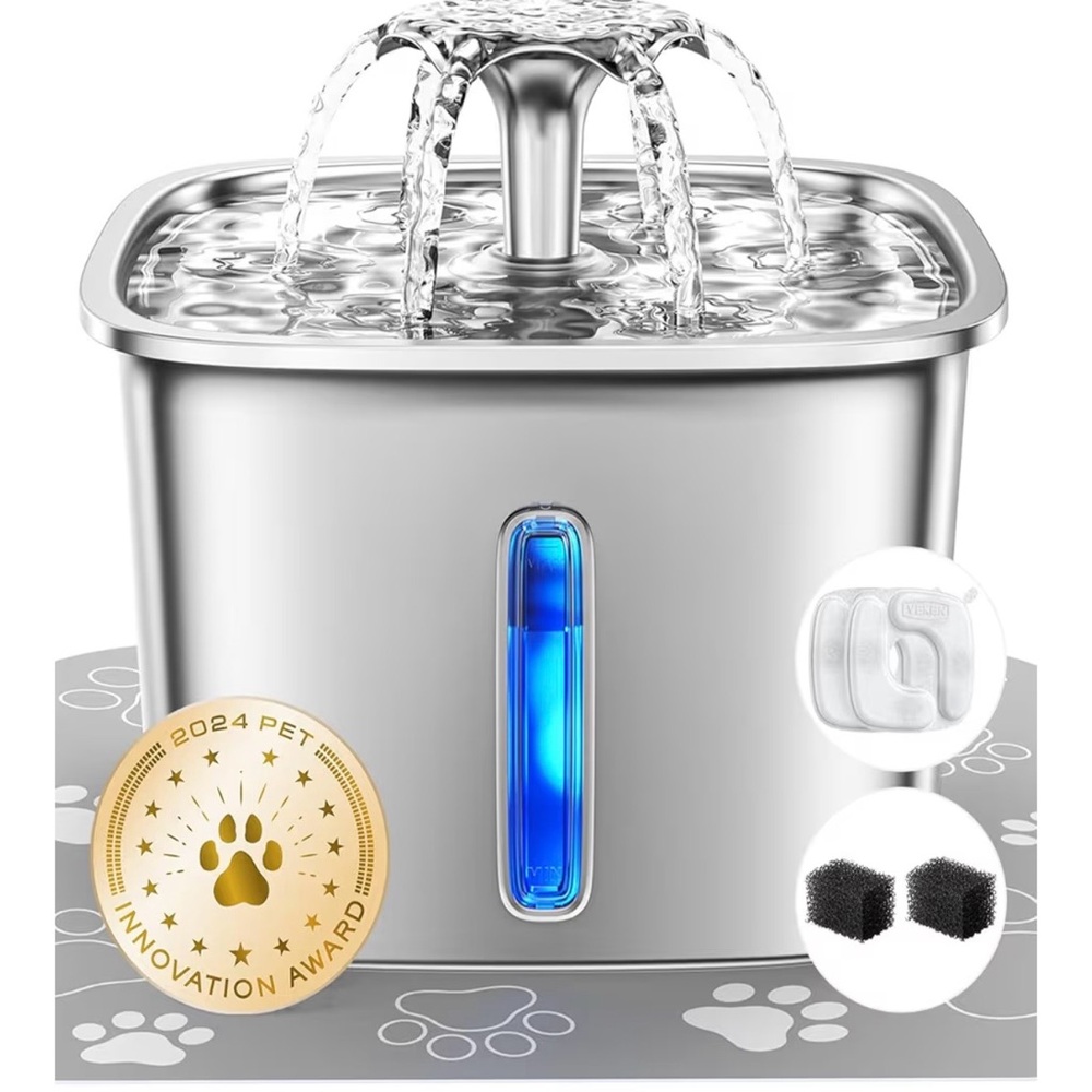 Pet Hydration Station with LED Indicator